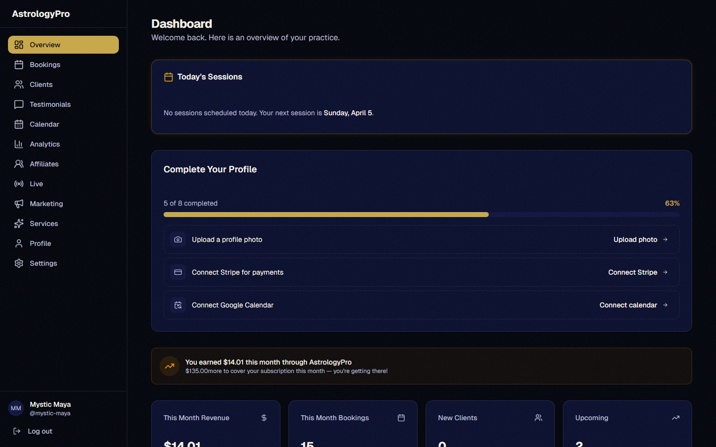 The settings page showing the Phone tab with the Get a Dedicated Phone Number button
